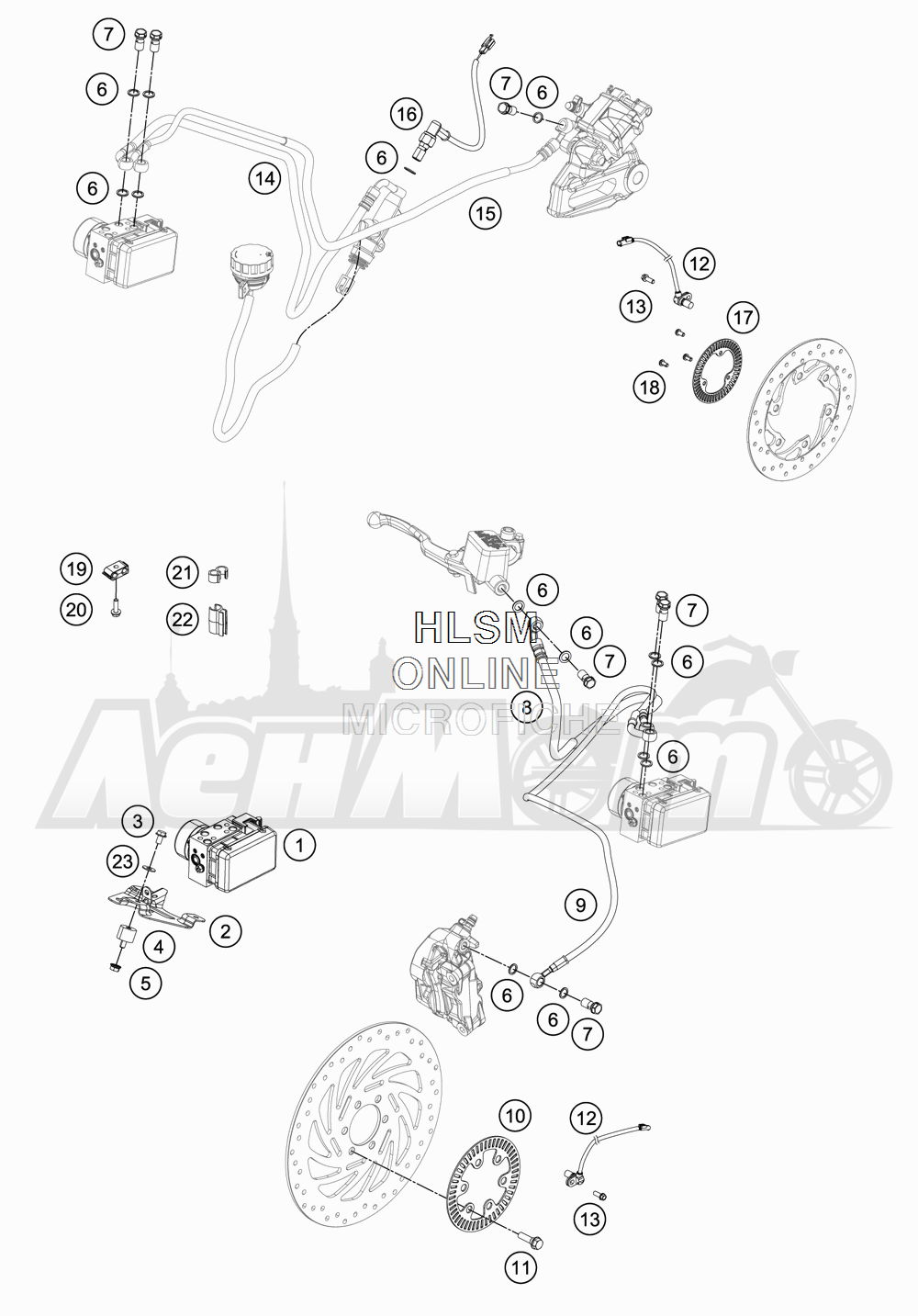 Задний амортизатор ktm duke 390