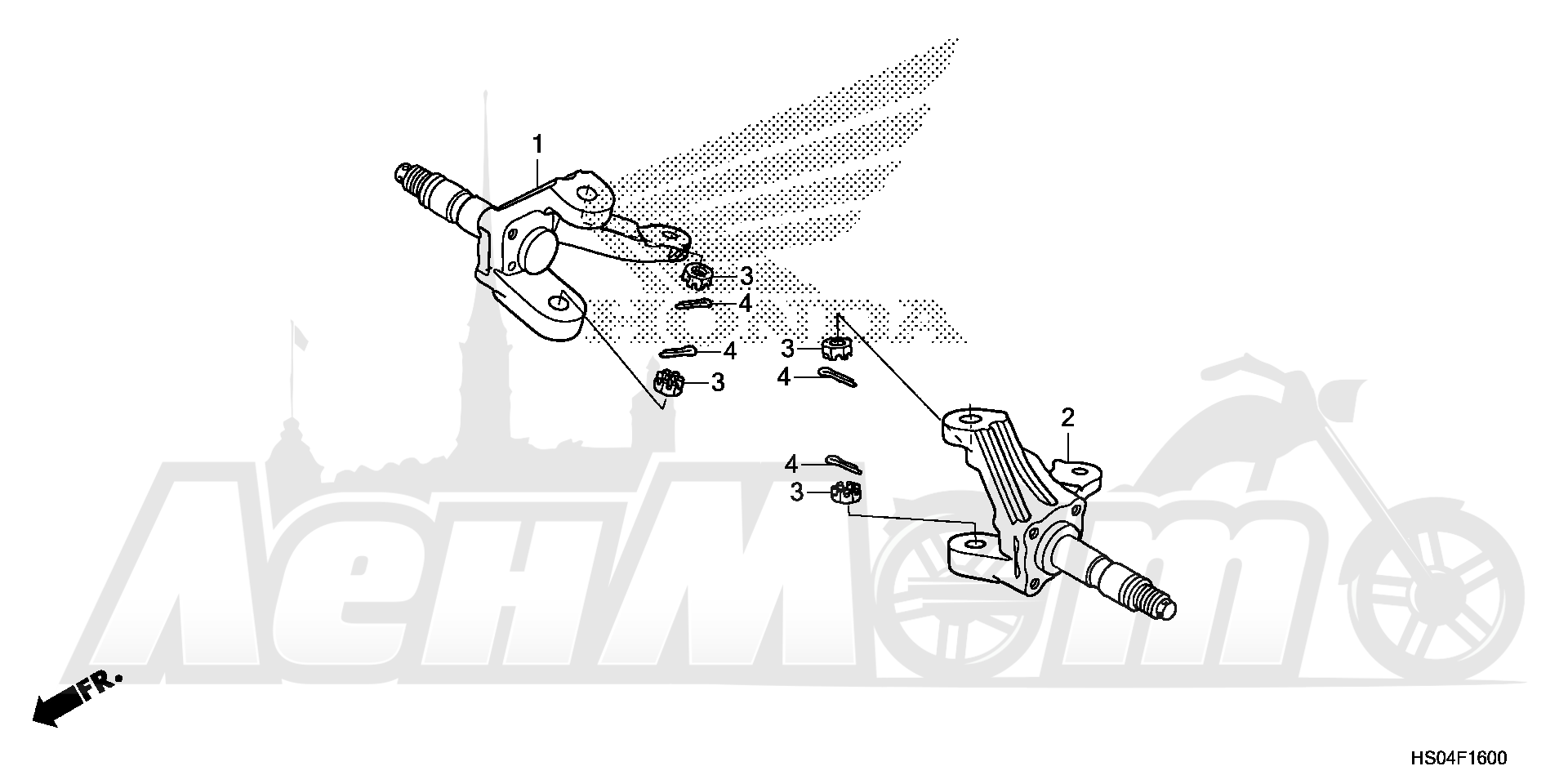 Запчасти для Квадроцикла Honda 2019 TRX250TM1 Раздел: KNUCKLE | кулак