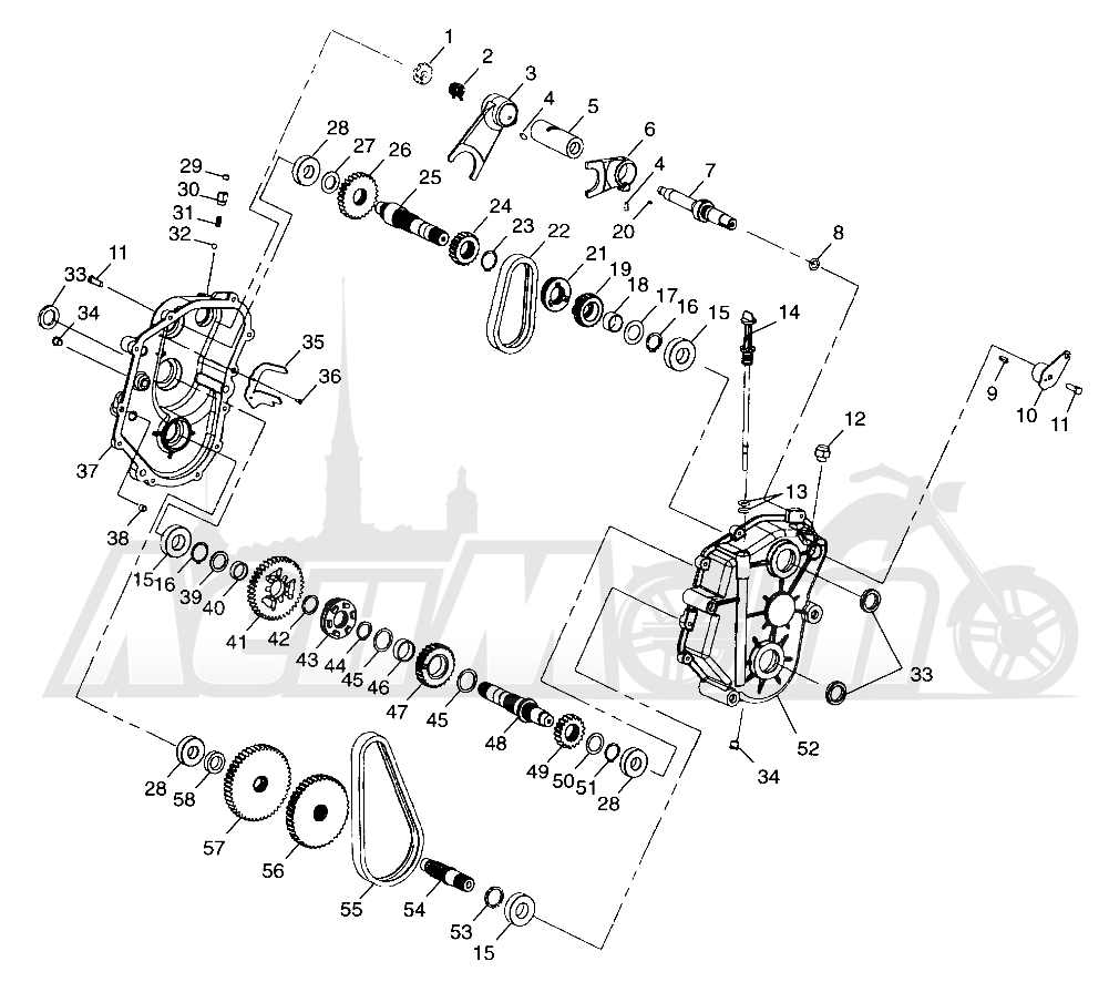 Запчасти поларис widetrak lx